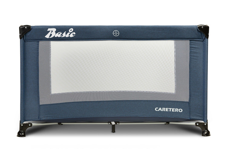 Foldable Travel Cot 1 Tier Basic Navy