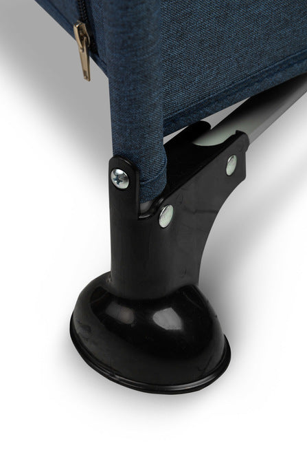 Foldable Travel Cot 1 Tier Basic Navy
