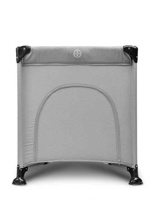 Foldable travel cot 1 level Basic Grey Caretero