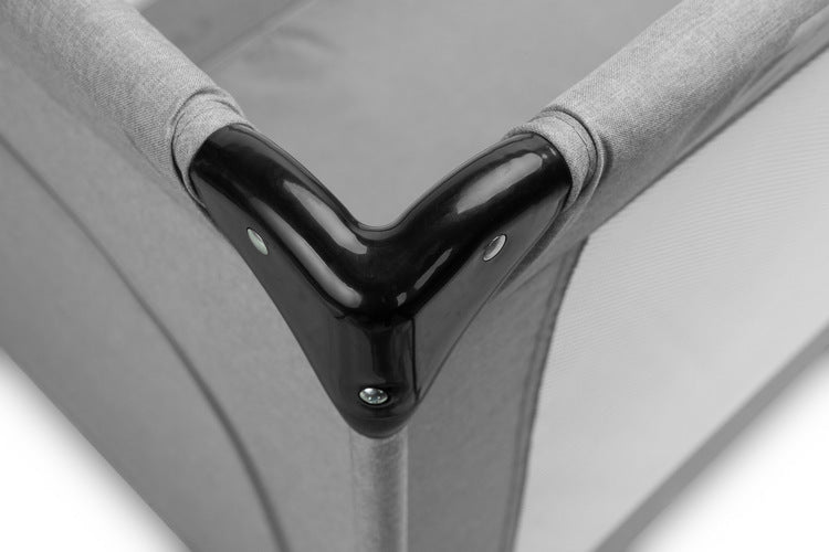Foldable travel cot 1 level Basic Grey Caretero