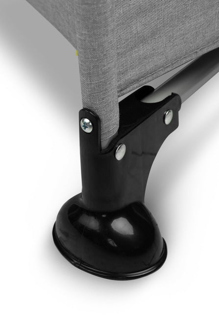 Foldable travel cot 1 level Basic Grey Caretero