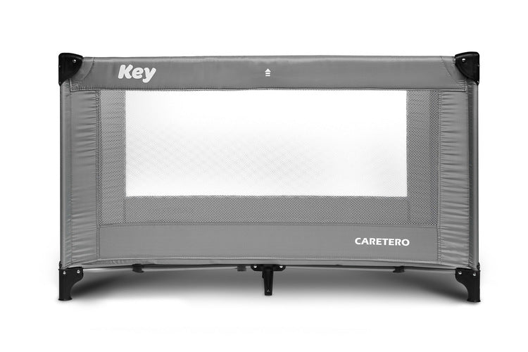 Folding travel cot Key Graphite Caretero
