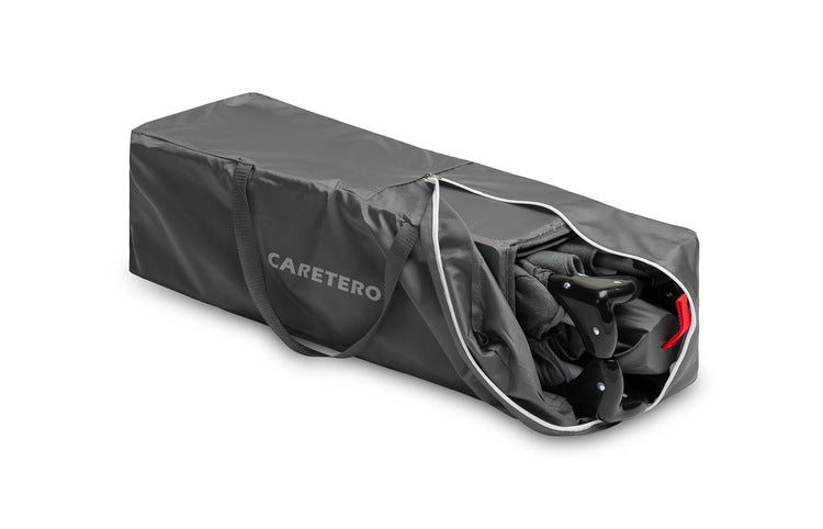 Folding travel cot Key Graphite Caretero