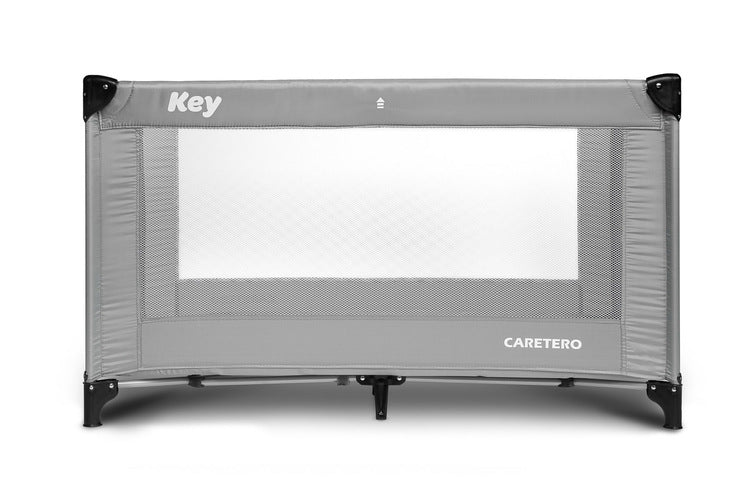 Folding travel cot Key Grey Caretero