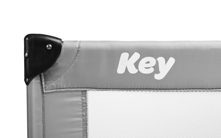 Folding travel cot Key Grey Caretero