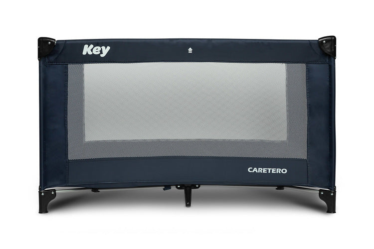 Folding travel cot Key Navy Caretero