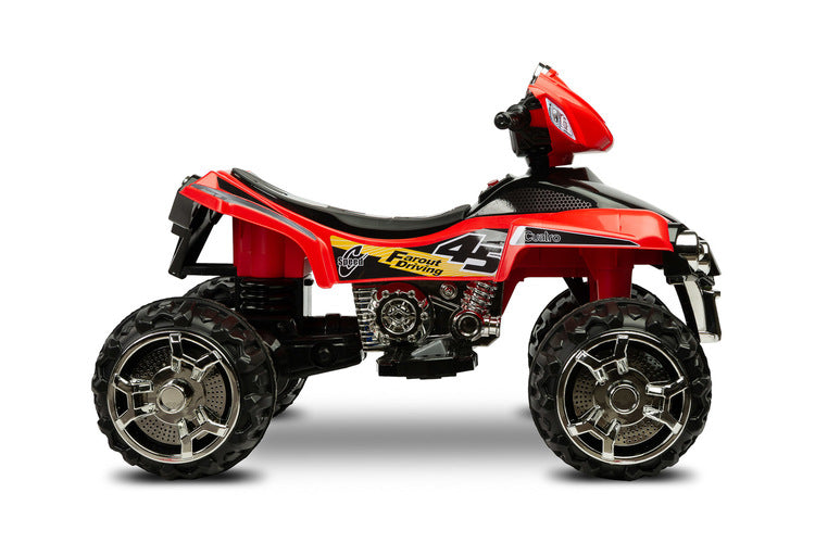 Cuatro Red Caretero Toyz Mașină alimentată cu baterii