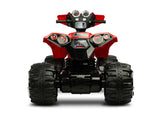 Cuatro Red Caretero Toyz Mașină alimentată cu baterii