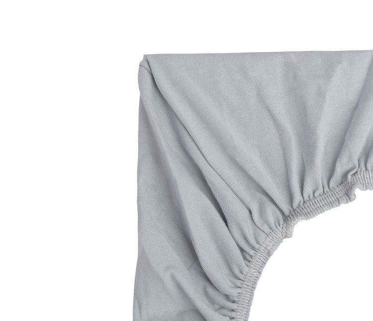 Next To Me Jersey Crib Sheet Grey 90X40 Sensillo