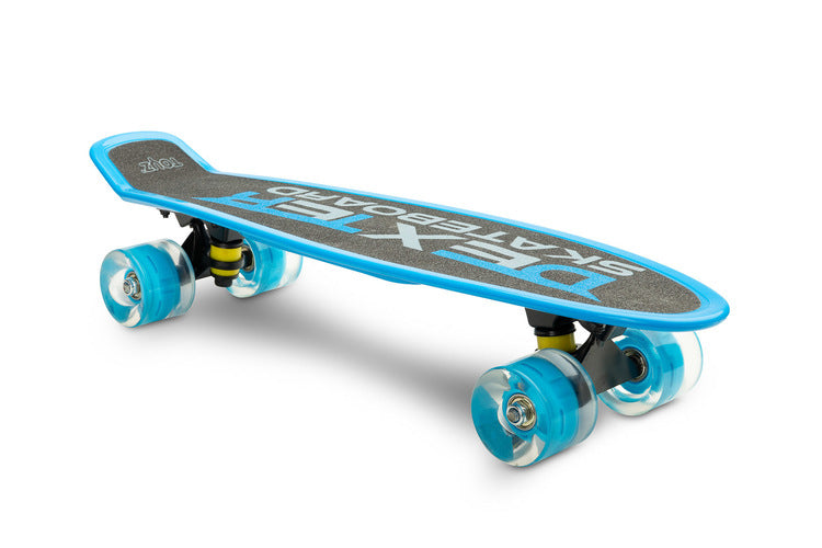 Skateboard Dexter Blue + Casca Si Protectoare Caretero Toyz