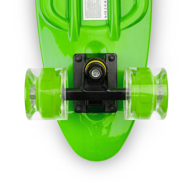 Skateboard Dexter Green + Casca Si Protectoare Caretero Toyz