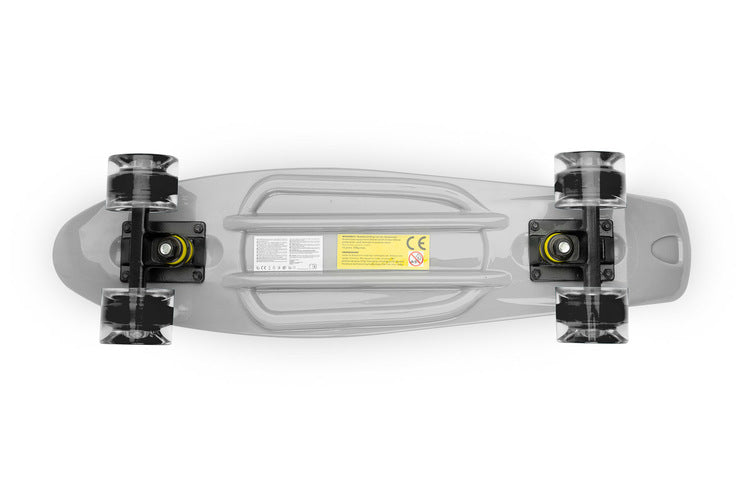 Skateboard Dexter Grey + Casca Si Protectoare Caretero Toyz