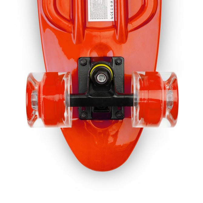 Skateboard Dexter Red + Casca Si Protectoare Caretero Toyz