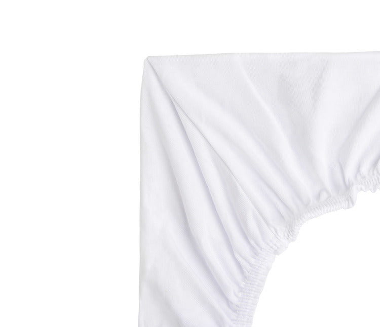 Cearşaf Pătuţ din Bambus Alb 90x40cm