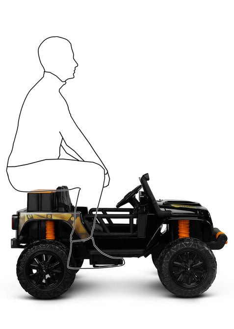 Inel auto Baterie Off-Road Negru Caretero Toyz