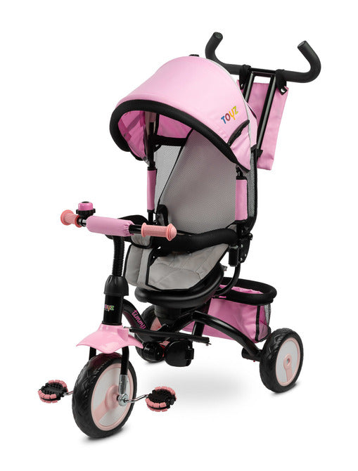 Tricycle With Parental Control Timmy Pink Caretero Toyz