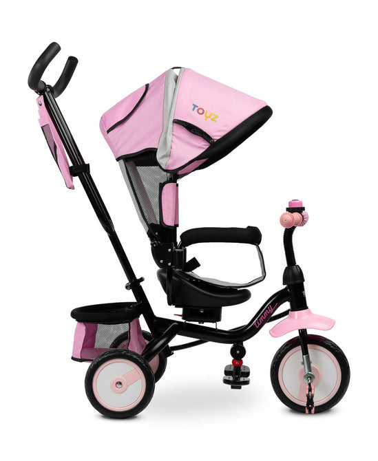 Tricycle With Parental Control Timmy Pink Caretero Toyz