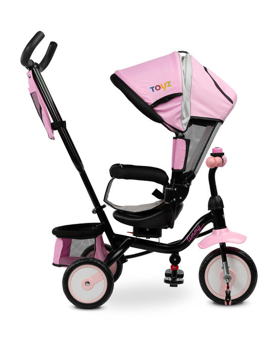 Tricycle With Parental Control Timmy Pink Caretero Toyz