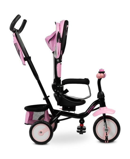 Tricycle With Parental Control Timmy Pink Caretero Toyz
