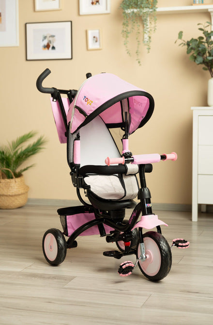 Tricycle With Parental Control Timmy Pink Caretero Toyz