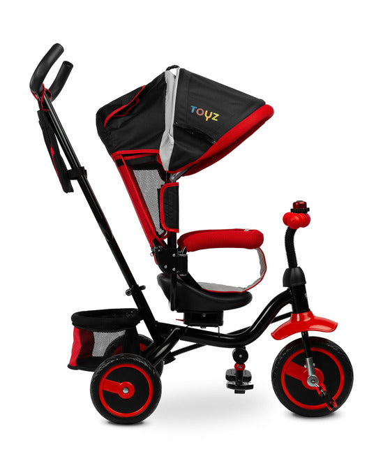Tricycle With Parental Control Timmy Red Caretero Toyz