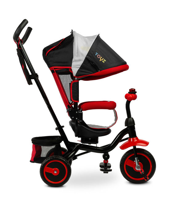 Tricycle With Parental Control Timmy Red Caretero Toyz