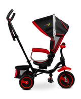 Tricycle With Parental Control Timmy Red Caretero Toyz