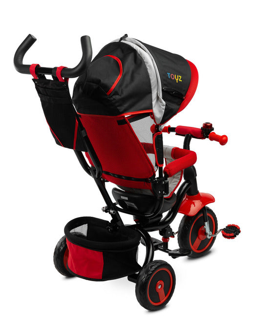 Tricycle With Parental Control Timmy Red Caretero Toyz