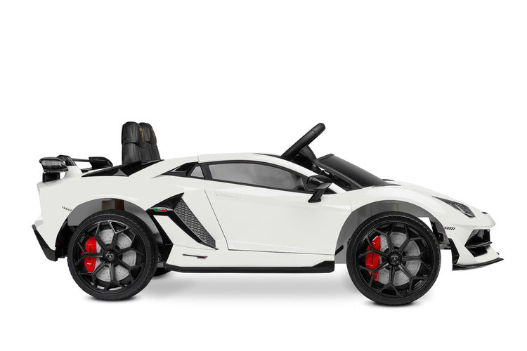 Mașină cu baterie Lamborghini White Caretero Toyz