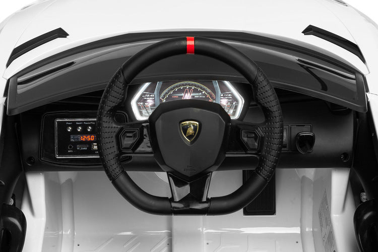 Mașină cu baterie Lamborghini White Caretero Toyz