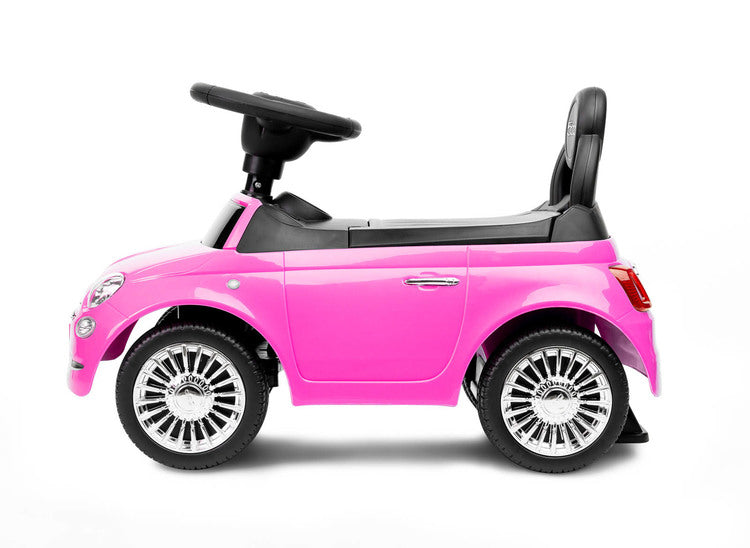 Fiat 500 Pink Ride-On Toy Caretero Toyz