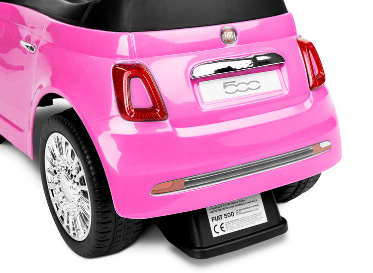 Fiat 500 Pink Ride-On Toy Caretero Toyz