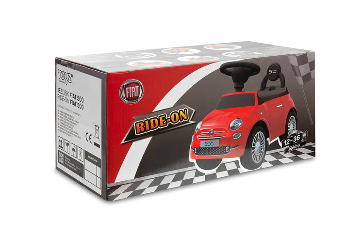 Fiat 500 Pink Ride-On Toy Caretero Toyz