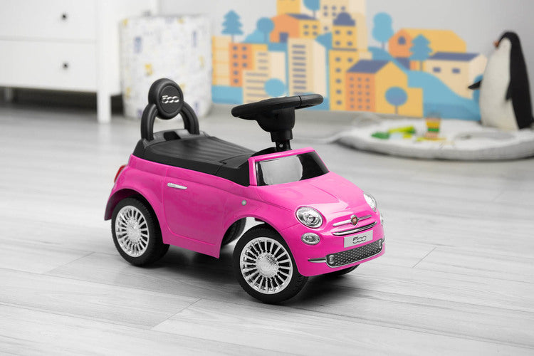 Fiat 500 Pink Ride-On Toy Caretero Toyz