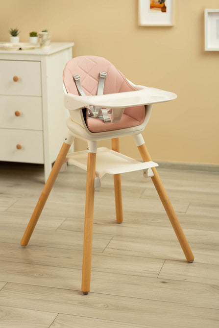 Scaun înalt Bravo Pink Caretero