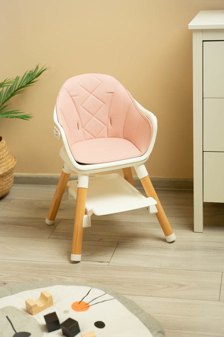 Scaun înalt Bravo Pink Caretero