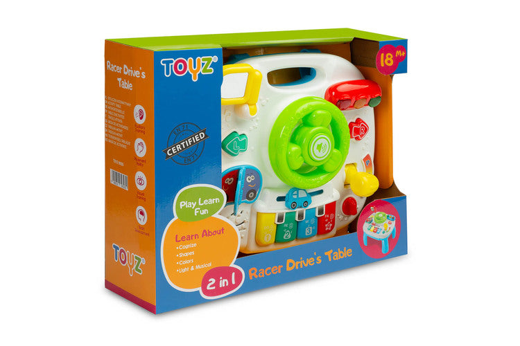 Jucărie educațională - Masa lui Little Racers Drive Caretero Toyz