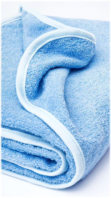 Hippo Bath Towel Water Friends Blue