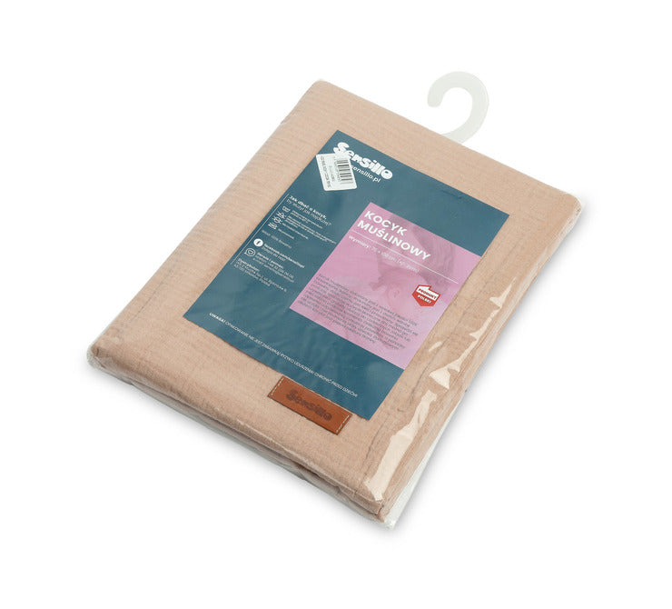Muslin blanket Cocoa 75X100cm Sensillo