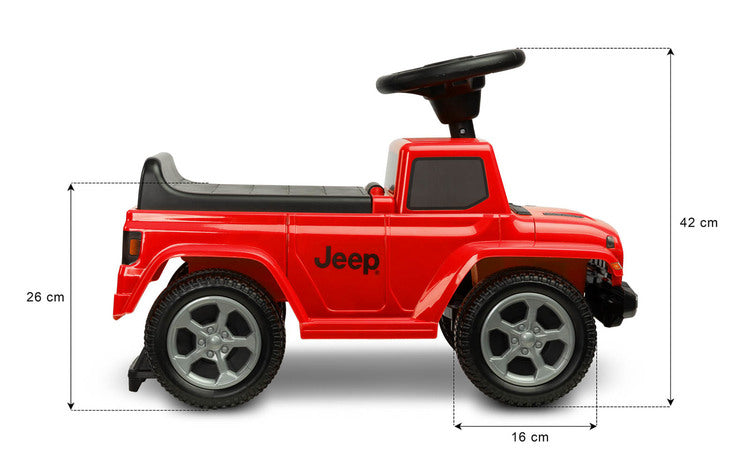 Jeep Ride-On Rubicon Gri Caretero Toyz