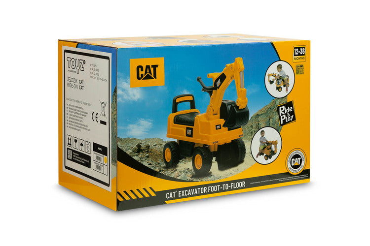 Jucărie de rulare cu excavator Caretero Toyz