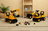 Jucărie de rulare cu excavator Caretero Toyz