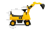 Jucărie de rulare cu excavator Caretero Toyz