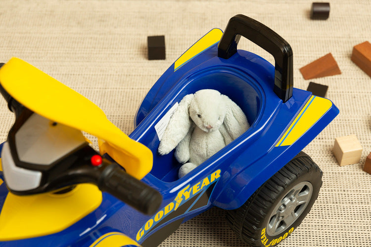 Car Ride-On Quad Goodyear Blue Caretero Toyz