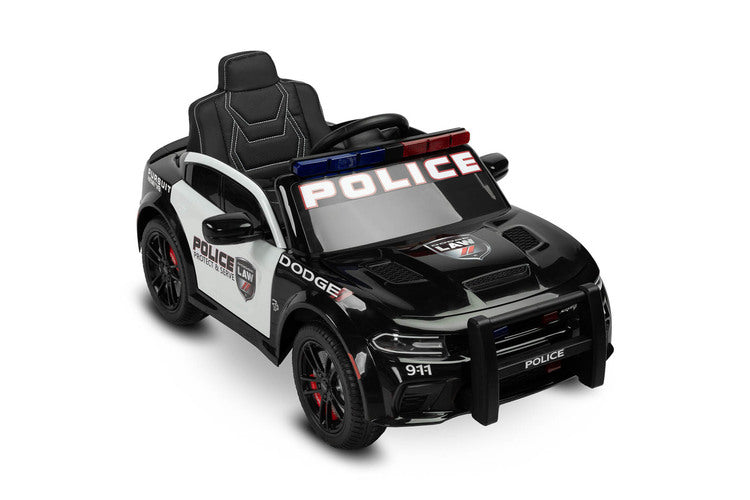 Mașină cu baterie Dodge Charger Police Black Caretero Toyz