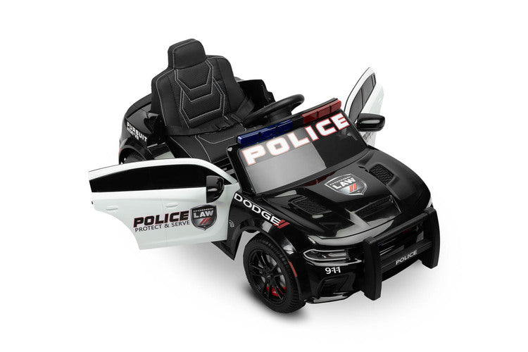 Mașină cu baterie Dodge Charger Police Black Caretero Toyz