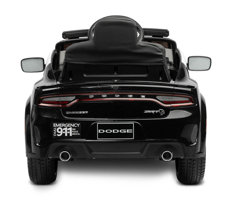 Battery-operated Car Dodge Charger Police Black Caretero Toyz