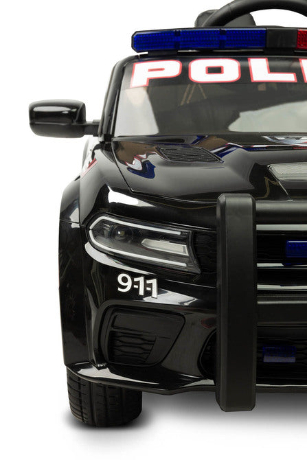 Battery-operated Car Dodge Charger Police Black Caretero Toyz