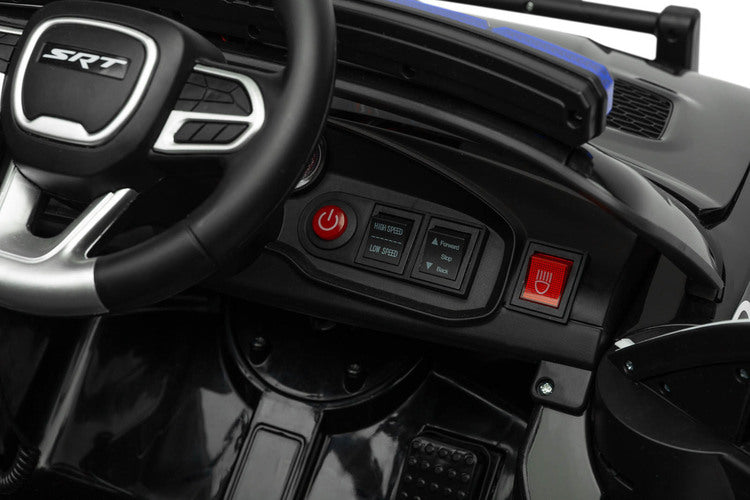 Mașină cu baterie Dodge Charger Police Black Caretero Toyz