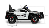 Battery-operated Car Dodge Charger Police Black Caretero Toyz